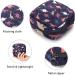 Dinosaur Print Menstrual Cup Pouch & Pad Bag - Portable Feminine Hygiene Storage - Buy Online on GoSupps.com