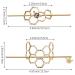 Bee Hair Pins Set - Minimalist Metal Hair Sticks for Women and Girls - Buy Online on GoSupps.com