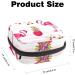 Multi-colored Pink Flamingo Sanitary Napkin Storage Bag for Women and Teen Girls - Portable Menstrual Cup Pouch and Nursing Pad Holder - 1Pcs - Buy Online on GoSupps.com