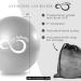 Live Infinitely 9 Barre Pilates Ball Set | Anti-Burst Mini Ball with Hand Pump | Yoga & Exercise eBook Included | Silver | Mesh Carrying Bag - Buy Online on GoSupps.com