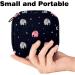 Cute Elephant Sanitary Napkin Storage Bag - Large Zippered Organizer for Period Pads & Tampons - Pink Gray Multicolor - Perfect for Girls & Women - Buy Online on GoSupps.com