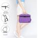 Luxja Sewing Accessories Organizer with 2 Detachable Clear Pockets - Purple Sewing Supplies Organizer (Patent Design) - Buy Online on GoSupps.com
