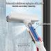 RRRYYYZZ 75'' Spray Window Cleaning Squeegee Kit with 4-Section Extension Pole 4 in 1 Squeegee for Window Cleaning Shower Squeegee for Tile Shower Walls with Sewage Collector and 5 Pads - Buy Online on GoSupps.com