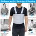 Rib Injury Chest Binder Brace - Elastic Support Belt for Cracked Ribs - Compression Wrap for Men & Women (Large - 41 to 51  - Buy Online on GoSupps.com