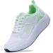 AOV Women's Walking Shoes with Arch Support - Plantar Fasciitis Sneakers for Foot & Heel Pain Relief - Orthotic Tennis Shoes - Size 8 White/Green - Buy Online on GoSupps.com