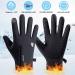 GORELOX Winter Gloves - Unisex Cold Weather Thermal Glove for Cycling, Running, Driving - Windproof, Water Resistant, Touch Screen Compatible - Black (Large) - Buy Online on GoSupps.com