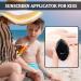 Kids Sunscreen Applicator - Versatile Suntan Lotion Applicator Sun Cream Brush - Sunblock Brush Set Sun Lotion Applicator with Cover for Kids Boys Girls - Buy Online on GoSupps.com