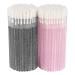 Kirecoo 200PCS Lip Applicators Disposable - Glitter Crystal Lip Wands, Lip Brush, Lip Gloss Wands, Lipstick Applicator Wands, Makeup Applicator Beauty Tool Kits (Black+Pink) Black&Pink