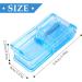 Redamancy Portable 2-in-1 Pill Cutter - Blue, for Pills and Tablets - Cut in Half Quarter - with Blade and Storage - Buy Online on GoSupps.com