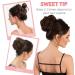 Vlasy Messy Bun Hair Piece Synthetic Hair Scrunchies Updo for Women F16/613# 60g - Curly Wavy Chignons Hair Extensions - Buy Online on GoSupps.com