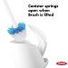 OXO Good Grips Compact Toilet Brush & Canister - White - 6 x 4.75 x 17.25 - Ergonomic Design for Efficient Cleaning - Buy Online on GoSupps.com