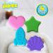 INKEE Bath Fizzer 40 Bath Bombs Enriched with Almond Oil - 4 Different Shapes Colours and Fragrances - Buy Online on GoSupps.com