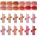 12 Colors Matte Lipstick Set, Nude Waterproof Matte Long Lasting Lip Stick Smooth Soft Non-stick Cup Lip Makeup 12 Pcs Gift Set 12 Pcs Nude Set