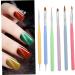 Mikinona 1 Set Nail Pen Manicure Supplies Nail Art Drawing Pen Nail Dotting Tool Kit Gel Nail Brush Nail Art Liner Brush DIY Nail Painting Tool Kit De U as De Gel Nails Supplies Lotus Wood - Buy Online on GoSupps.com