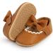 RVROVIC Baby Girl Princess Mary Jane Moccasins | Soft Sole Crib Shoes 6-12 Months | Brown - Buy Online on GoSupps.com