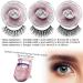 Self Adhesive False Eyelashes - 3 Pairs Reusable No Glue or Eyeliner Needed Includes Non-Slip Curler | International Shipping Available - Buy Online on GoSupps.com