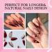 Rechoo Builder Gel-15ML Brick-Red Nail Gel Set for Nail Extension and Strength - 50pcs Nail Forms Included - Buy Online on GoSupps.com