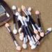 12 Pcs Dual-Sided Eye Shadow Sponge Applicator Makeup Brush Eyeshadow Applicator/172 Black - Buy Online on GoSupps.com