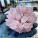 Natural Crystal Rough Crystal Cluster Natural Rose Crystal Cluster Flower Gem Gift Room Office Decor Gift (Size : 200-250g) - Buy Online on GoSupps.com