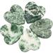 MookaiTedecor Green Dalmatian Jasper Thumbstone Massage Stones for Healing & Reiki - 2 Pack Heart-Shaped 47x44x7mm - Buy Online on GoSupps.com