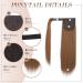 Fine Ponytail Extensions - Smooth Long 40cm Strawberry Blonde Hair Extensions for Women - Braid in Ponytail | International Shipping Available - Buy Online on GoSupps.com