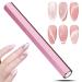 Cat Eye Magnet Tool Professional Double-Ended Hexagon Strong Nail Magnet Stick for Cat Eye Gel Nail Polish Suitable for Personal DIY Nail Studio or Nail Salon(Pink)