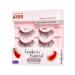 Kiss Looks So Natural False Eyelashes - Sultry 14mm 2 Pairs Contact Lens Friendly Easy to Attach Reusable Strip Lashes - Sultry Double Pack - Buy Online on GoSupps.com