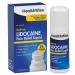 HealthWise 4% Lidocaine Roll-On | OTC Strength | Pain Relief Liquid | 2.5 oz. 73 mL | Non-Greasy Unscented Formula | Topical Anesthetic