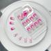 24Pcs Sparkly Breast Cancer Awareness Press-On Nails - Short Square Fake Nails with Pink Glitter & Ribbon Design for Women & Girls - Buy Online on GoSupps.com