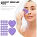 Beaupretty 200 Sheets Eyelash Cleaning Pads Nail Wipes Removal Tool Paddleboard Fin Clip Gel Nail Remover Wipes Nail Glue Remover Cleansing Wipes Travel Brightener Make up Cotton Purple - Buy Online on GoSupps.com