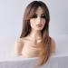 Sylhair 22 Long Brown Layered Synthetic Wig for Women | Ombre Brown-Dark Root Wigs - Buy Online on GoSupps.com