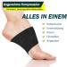 Miayoho Adjustable Plantar Fasciitis Bandage - Orthopedic Inserts for Flat Feet & High Arches (35-41 EU Black) | Pain Relief & Compression - Buy Online on GoSupps.com