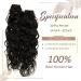 Runatur Real Hair Extensions Tape - 40cm Black Curly Human Hair 20 Pieces Color #1B - Natural Black Tape In Extensions (50g) - Buy Online on GoSupps.com