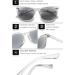 Vevesmundo Reading Glasses with Sunscreen - Stylish 1.0x Visual Aid Sunglasses for Men & Women - Comfortable Transparent Sunny Reading Glasses - Buy Online on GoSupps.com
