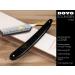 Dovo Razor Bergischer L we - Handmade 6/8-inch Blade Ebony Handle & Spanish Head | Authentic Solingen Quality - Buy Online on GoSupps.com
