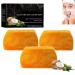 homomdy Golden Scent Deep Cleansing Moisturizing Soap Long Lasting Scent Soft and Nourishing Natural and Soothing Enhances Skin Elasticity Moisturizing Facial Exfoliator (3pcs)