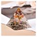 Repwey crystal pyramid made of handmade resin chakra home decoration energy generator for meditation Reiki equalization (Color: Style 3 Size: 1PC) 1PC Style 3