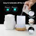 Inrorans 200ml Ceramic Owl Aromatherapy Diffuser | Ultrasonic Cool Fog Essential Oil Humidifier with LED Night Lights - 7 Color Changing - Buy Online on GoSupps.com