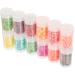 12 boxes nail art accessories cell phone-shell trailer charms for resin production Fruit slices made of tone fruit dessert pearl nail fruit manicure soft ceramic 3D nail pulling pictures 14.2x8.8x2.5cm different colors