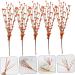 5pcs Artificial Berry Branch Christmas Ornaments Christmas Decoration Christmas Garland Berry Artificial Tree Picks Holly Berry Sprigs Plants Decor Plastic Small Fruit Halloween Orange 30x5cm - Buy Online on GoSupps.com