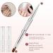 Dual-Ended Nail Design Brush - Professional Hard Gel & Rhinestone Handle for French Manicure & Nail Art - Buy Online on GoSupps.com