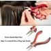 Vlasy 1Pcs Red Hair Extensions Pliers for Apply & Removal - 3Holes Plier | Human Hair Tool - Buy Online on GoSupps.com
