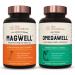 Live Conscious OmegaWell Fish Oil & MagWell Magnesium Zinc & Vitamin D3 | Bone & Heart Health Immune System Support + Heart Brain & Joint Support