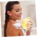 5pcs Exfoliating Bath Sponge Set - Cute Shower Scrubber for Body Washing & Skin Cleaning - Buy Online on GoSupps.com