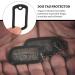 12Pcs Military Dog Tag Silicone Rubber ID Tags - Black Rectangular Covers for Pets - Buy Online on GoSupps.com