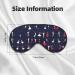 SSIMOO Ballroom Dance Eye Mask | Soft Breathable Sleep Patch for Women | Perfect for Travel & Relaxation - Black - Buy Online on GoSupps.com