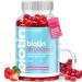 Artnaturals Biotin Gummies for Hair Growth - (100 Gummies - 10000mcg) - Natural Strawberry Vitamins Supports Nails and Skin - Gelatin, Gluten, Nut and Egg Free
