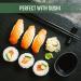 Premium Japanese White Pickled Sushi Ginger - Fresh Sliced Young Gari Ginger from Thailand | Natural Sweet Pickle Brine | Fat Free, Sugar Free, No MSG | Certified Kosher | 12oz Jar - Buy Online on GoSupps.com