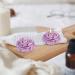Aromatherapy Candles - Purple Peony Flower Shape Vanilla & Lavender Soy Candle - Perfect Mother's Day Gift - Buy Online on GoSupps.com