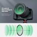 NEEWER 77mm Black Diffusion 1/2 Filter - Cinematic Mist Effect for Video/Portrait Photography | Ultra Slim, Scratch Resistant HD Glass - Buy Online on GoSupps.com